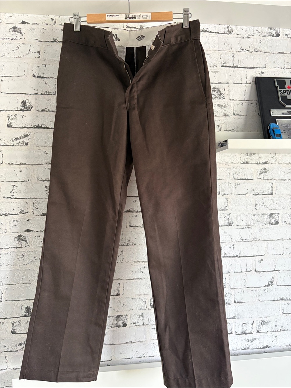 Dickies 874 Original fit Dark Brown Straight-Leg Chinos